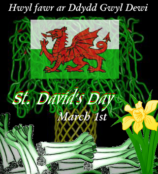 Doodle March 1 Wikipedia - Biography St. David's Day 2018 in Wales